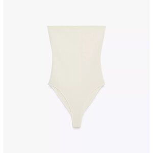 ZARA STRETCH BANDEAU BODYSUIT 🤍